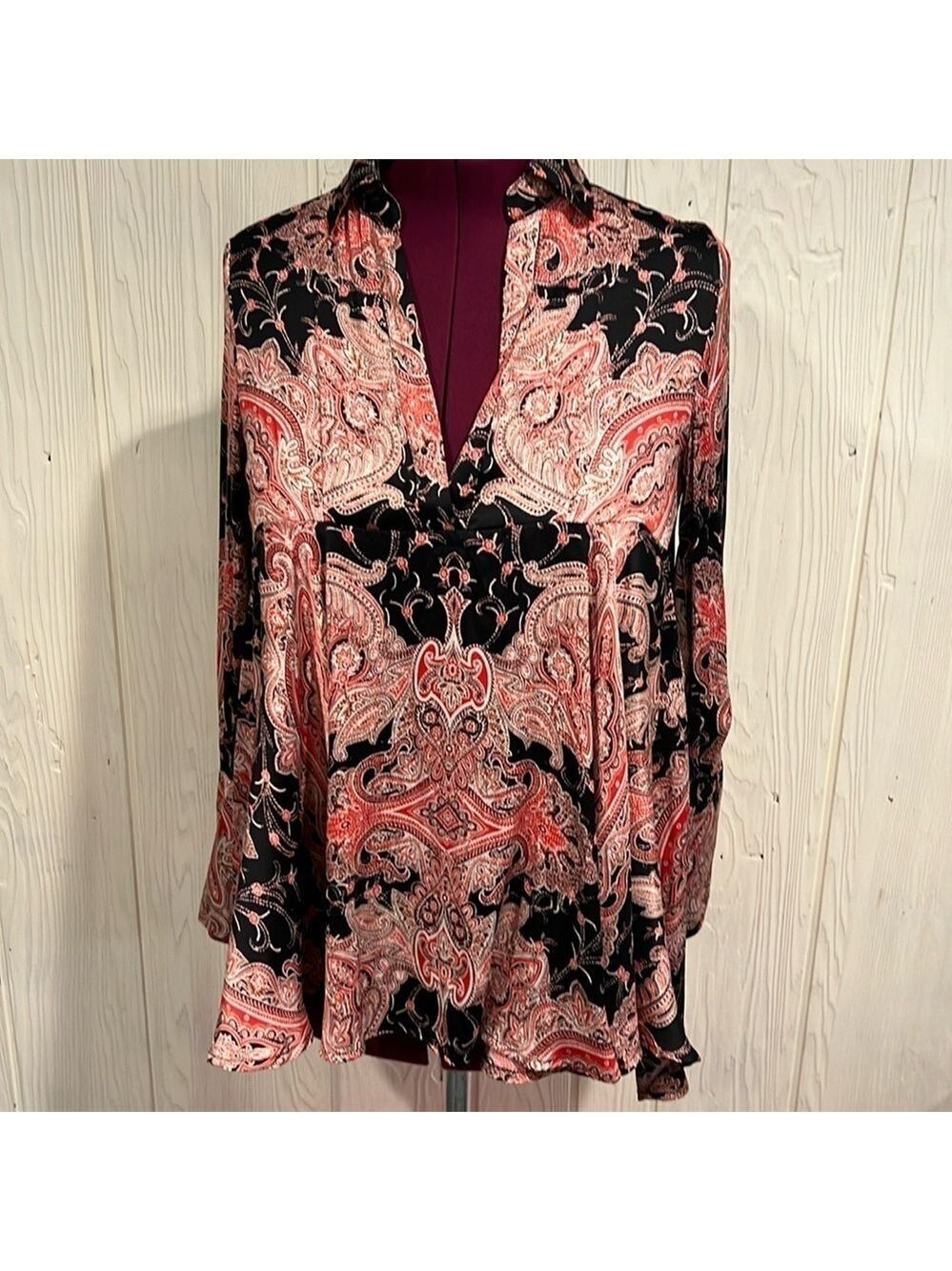 Free People Field of Butterflies Tunic XS